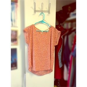 Marshall’s Hippie Rose Blush Pink Floral Blouse